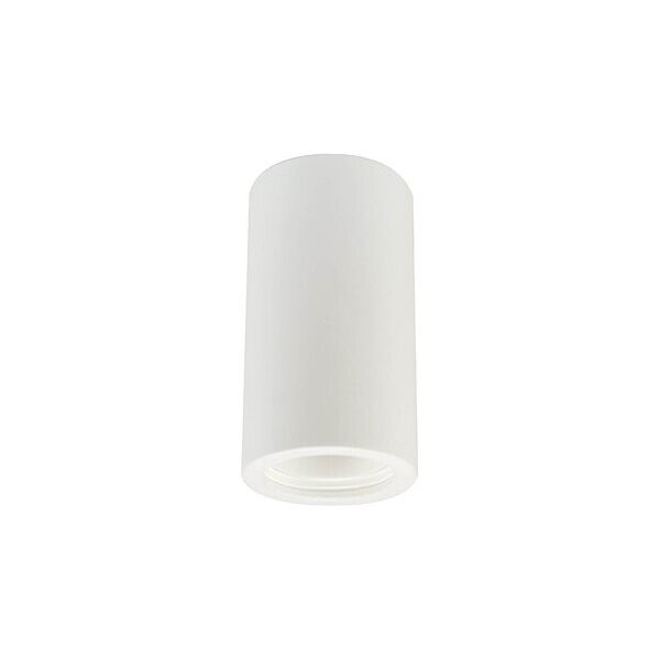 leddiretto applique da soffitto in gesso pitturabile, h130mm, 1xgu10