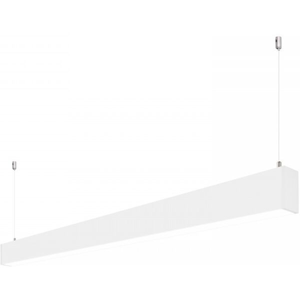 leddiretto profilo lineare bianco a sospensione in alluminio per striscia led 1m e 2m