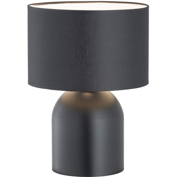 emibig lighting lampada aspen ln1 black e27 da tavolo, scrivania e comodino