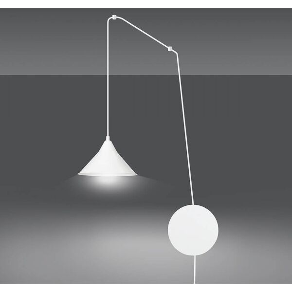 emibig lighting piantana a sospensione abramo 1 white o black