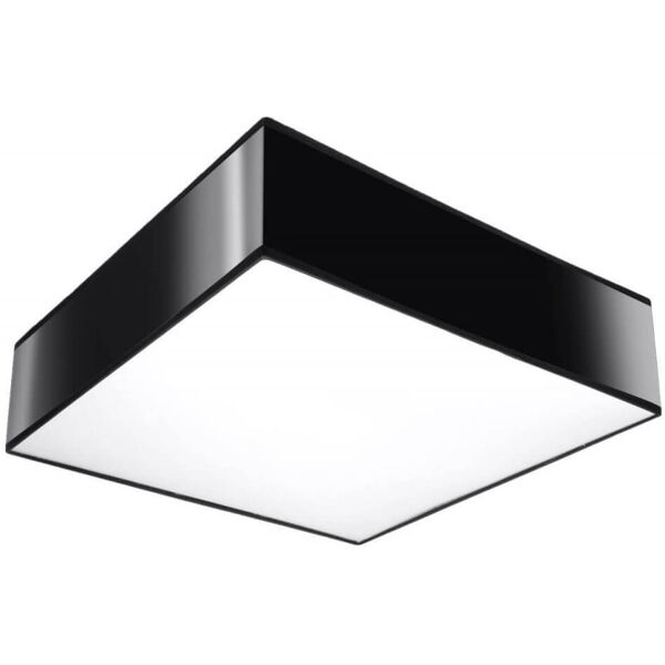 sollux plafoniera horus 35 black da soffitto