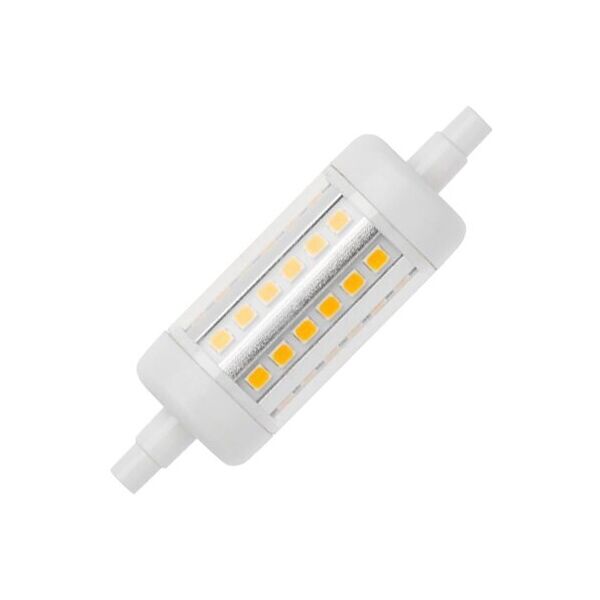 gtv lighting lampada led 6w r7s 78 mm