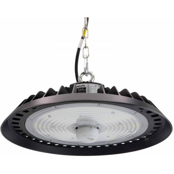 leddiretto campana led 200w philips xitanium driver, 175lm/w dimmerabile con sensore di movimento