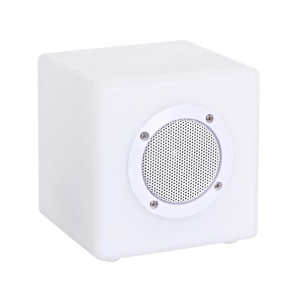 contemporary style lampada led cubo speaker pe 15x15