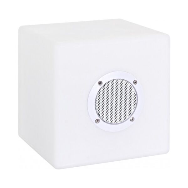 contemporary style lampada led cubo speaker pe 20x20