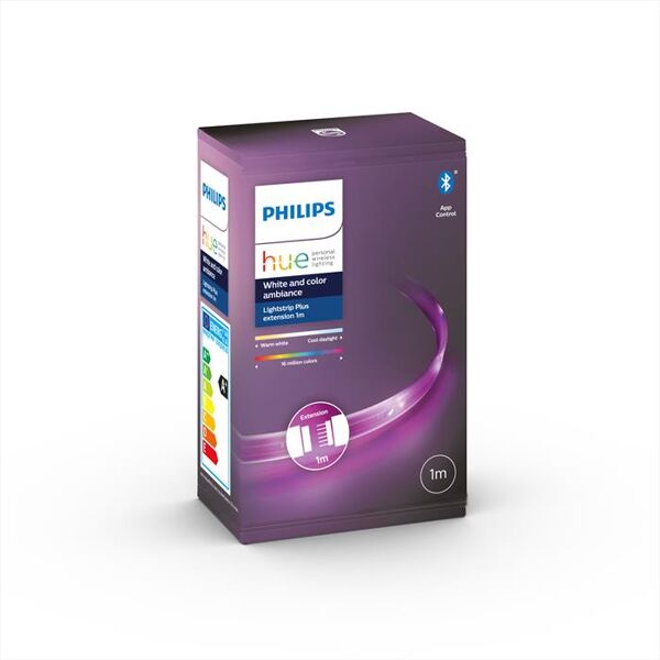 philips hue lightstrip plus estensione v4 striscia 1 m wh-multicolore