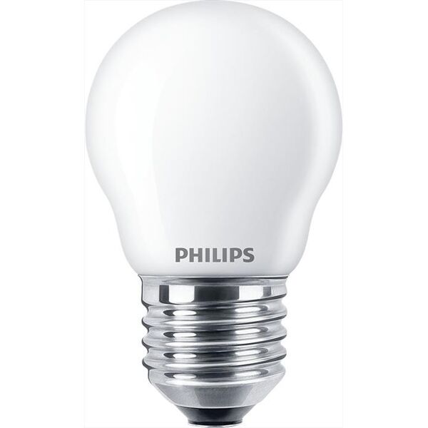 philips led oliva e sfera 6,5 w 60 w e27 luce bianca calda