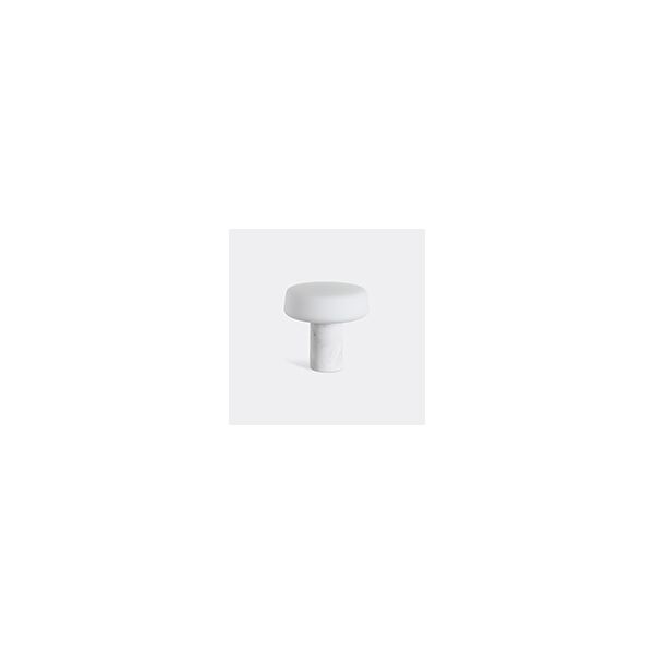 case furniture 'solid table light', carrara marble, large, us plug