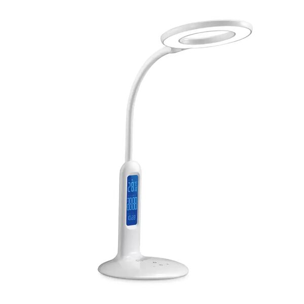 lampada da tavolo led bianca 7w dimmerabile con temperatura colore regolabile aigostar