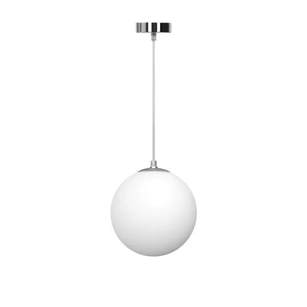 lampadario da soffitto globe bianco 1 x e27 aigostar