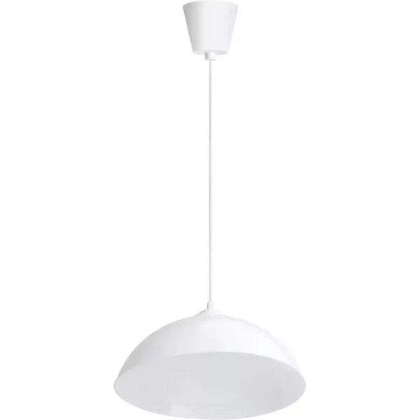 lampadario da soffitto pendant tondo bianco 1 x e27 aigostar