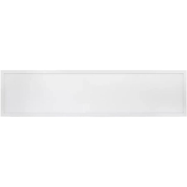 pannello led 60w 120x30cm cornice bianca rettangolare bianco freddo 6500k aigostar