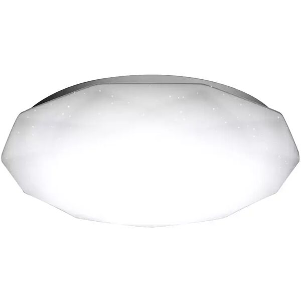 plafoniera led 12w bianca diamante bianco caldo 3000k aigostar