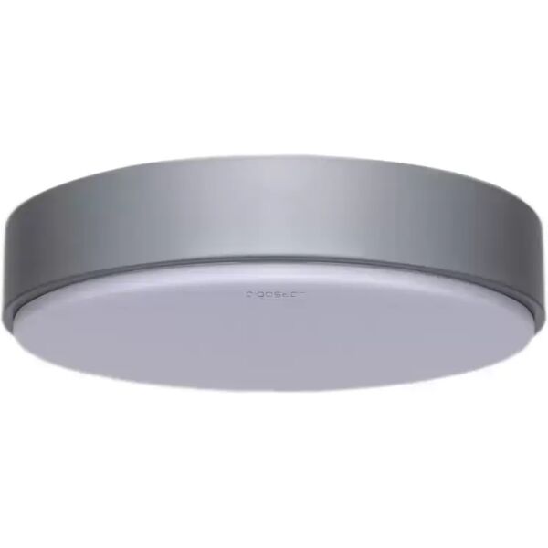 plafoniera led 20w cornice grigia rotonda bianco caldo 3000k aigostar