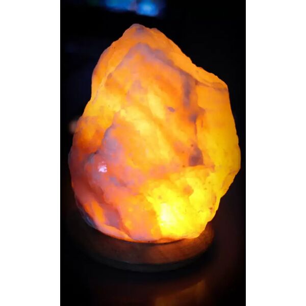 lampada di sale himalayano usb rosa naturale 600gr ledleditalia