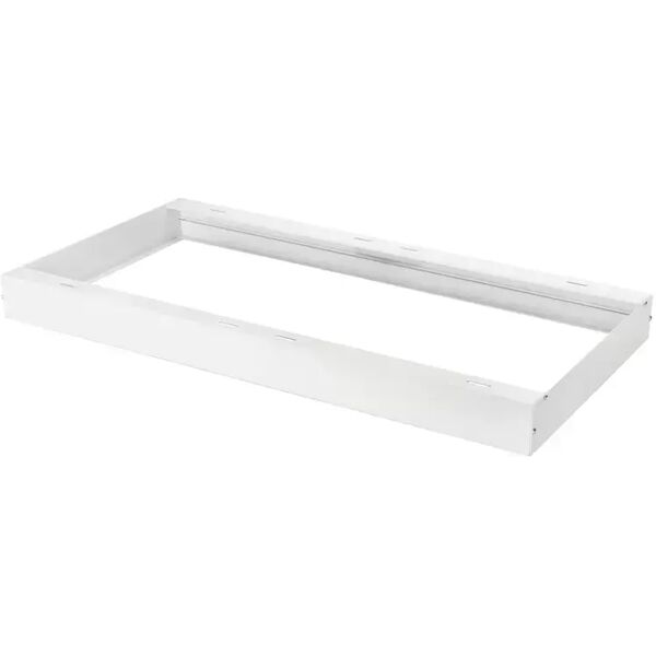 supporto di fissaggio per pannello led rettangolare 60x30cm cornice bianca aigostar