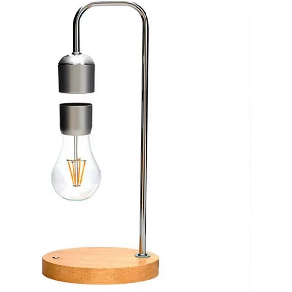 lampada da tavolo led a levitazione magnetica vintage bulb 2w m ledme