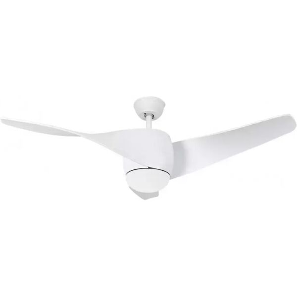 lampadario ventilatore da soffitto fanton bianco 18w illuminazione led regolabile con telecomando m ledme