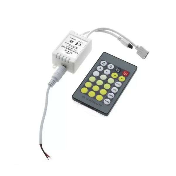 mini controller striscia led cct 12-24v con telecomando m ledme