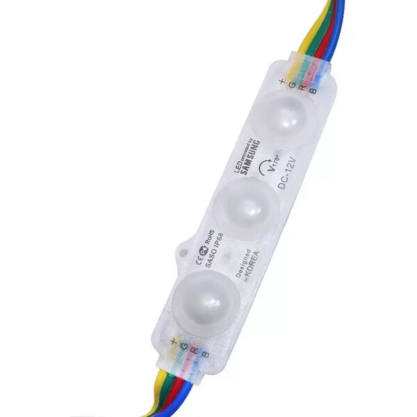 moduli led smd 12v 1w 3 led ip68 catena 20pz per insegne pubblicitarie rgb m ledme