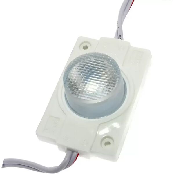 moduli led smd 12v 2w 1 led ip68 catena 20pz per insegne pubblicitarie bianco freddo 6500k m ledme