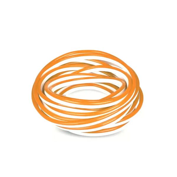 striscia led flessibile neon flex modellabile 12v 14w/m 1 metro ip65 arancione m ledme