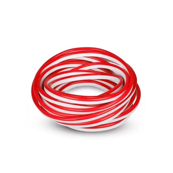 striscia led flessibile neon flex modellabile 12v 14w/m 1 metro ip65 rosso m ledme