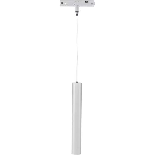 faretto led a sospensione da binario magnetico 16mm 10w bianco 30cm bianco neutro 4000k m ledme