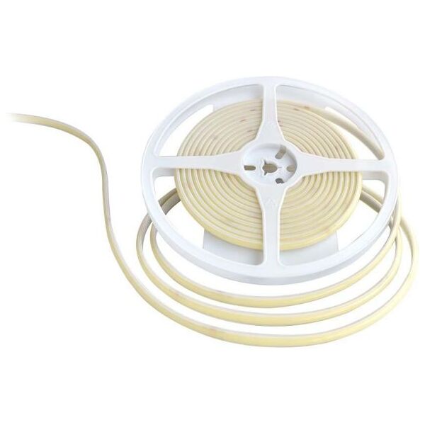 v-tac vt-cob 320 strip led cob impermeabile 5 metri 10w/m  24v 1000lm/m 6500k ip67 8mm - 23140