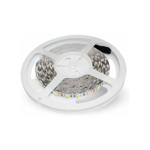 v-tac vt-5050 striscia 300led smd5050 strip 5m ip20 bianco naturale 4.000k - sku 2143