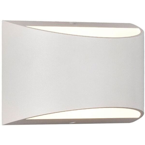 v-tac vt-815 lampada led da muro smd 10w up/down doppio fascio da parete alluminio bianco wall light 4000k ip54 - sku 218683