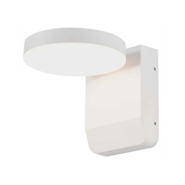 v-tac vt-11020 lampada led da parete rotonda faro 17w 150lm/w illuminazione facciate colore bianco 4000k design moderno ip65 sku 2951