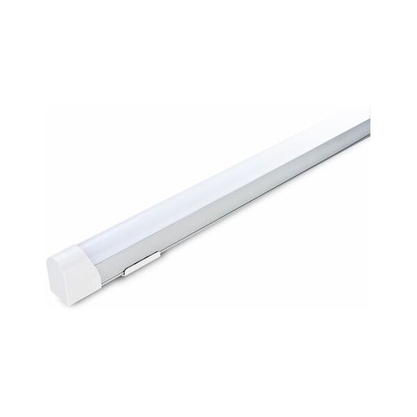 v-tac plafoniera led smd uso interno 120cm ip20 t8 20w 120° vt-8121 - sku 5074 bianco caldo 3000k