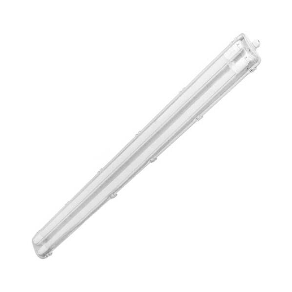 v-tac vt-12023 plafoniera tubi led 2x18w bianco freddo 6400k tubi inclusi ip65 120cm - sku 6399