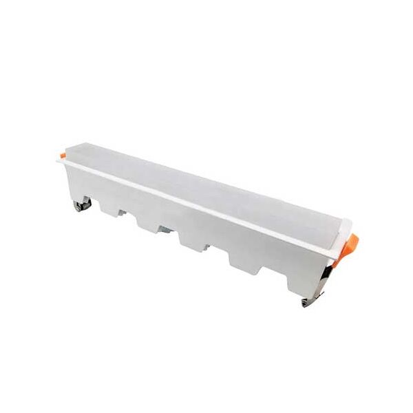 v-tac lampada led 20w da incasso  linear light 120° 1400lm ip20 con driver vt-20002 – sku 6415 bianco freddo 6400k