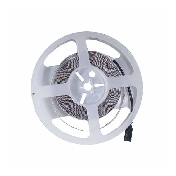 v-tac vt-2835 striscia led 12v 240led/mt smd2835 20w/m strip 5mt 2000lm/mt  luce 4000k 10mm ip20 sku 212165