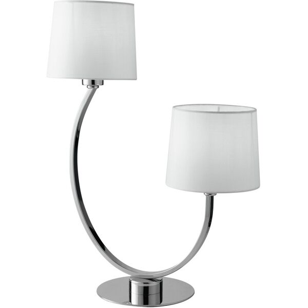 lampada da tavolo lume i astoria l2 cromo 40w