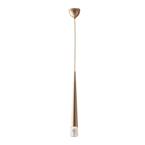 lampadario sospensione lancelot eclettico colore oro 35w mis 6 x 53 x 120 cm
