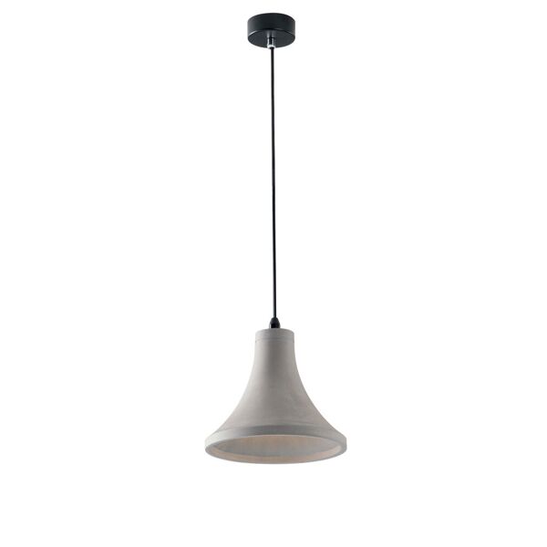 lampadario sospensione ando eclettico colore grigio 40w mis 22 x 19 x 120 cm