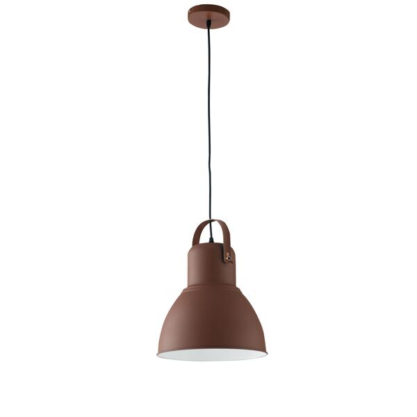 lampadario sospensione legend industrial vintage colore corten 60w mis 31,5 x 31,5 x 184 cm