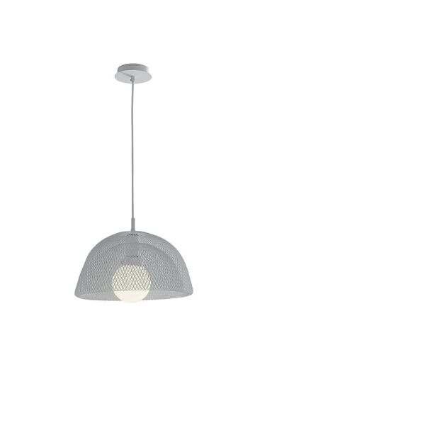 lampadario sospensione harem industrial vintage colore bianco 60w mis 37 x 26 x 150 cm