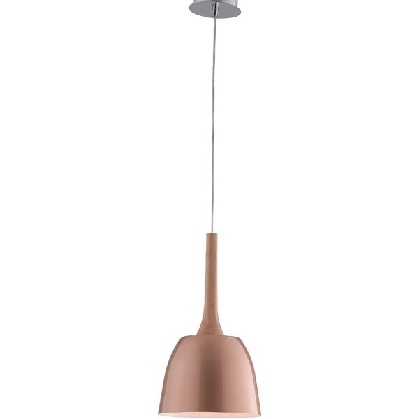 lampadario sospensione livingston industrial vintage colore oro rosa 60w