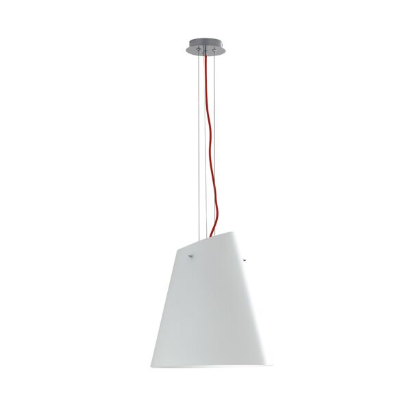 lampadario sospensione ermes class colore bianco 3 x e 27 max 60w