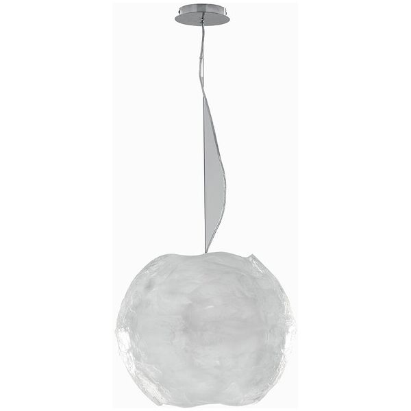 lampadario sospensione dea class colore bianco 25w