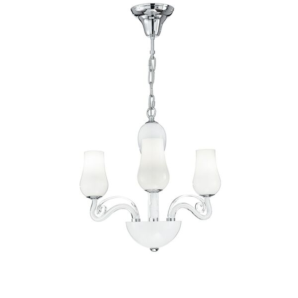 lampadario angel elegance colore bianco 40w