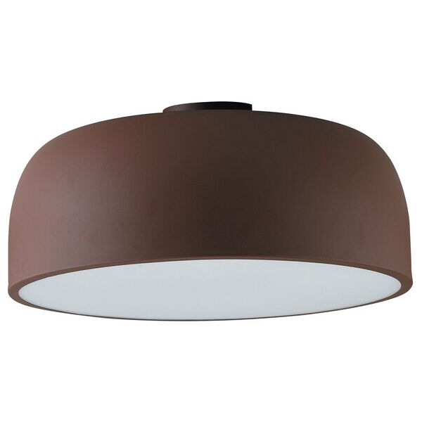 lampadario plafoniera led bistrot, moderno, colore bronzo, 60w, dim. 38 x 19,5 cm