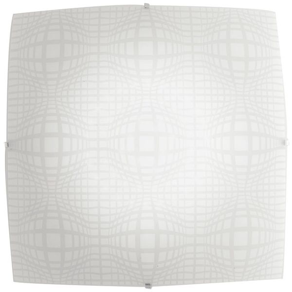 pro-ject lampadario plafoniera led project coordinati colore bianco 36w mis 40 x 40 cm