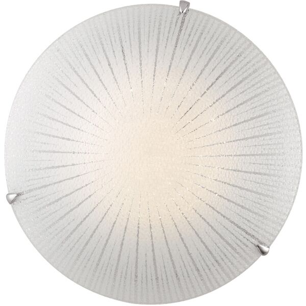 lampadario plafoniera led chantal ceiling lamp colore bianco 24w mis 40 cm