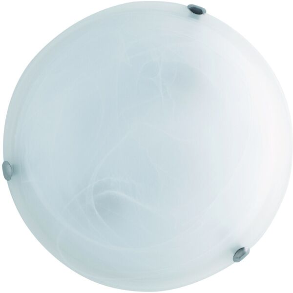 lampadario plafoniera led luna ceiling lamp colore bianco 24w mis 40 cm