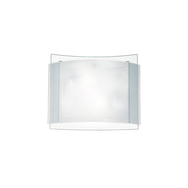 lampadario plafoniera righe ceiling lamp colore bianco 60w mis 38 x 35 cm